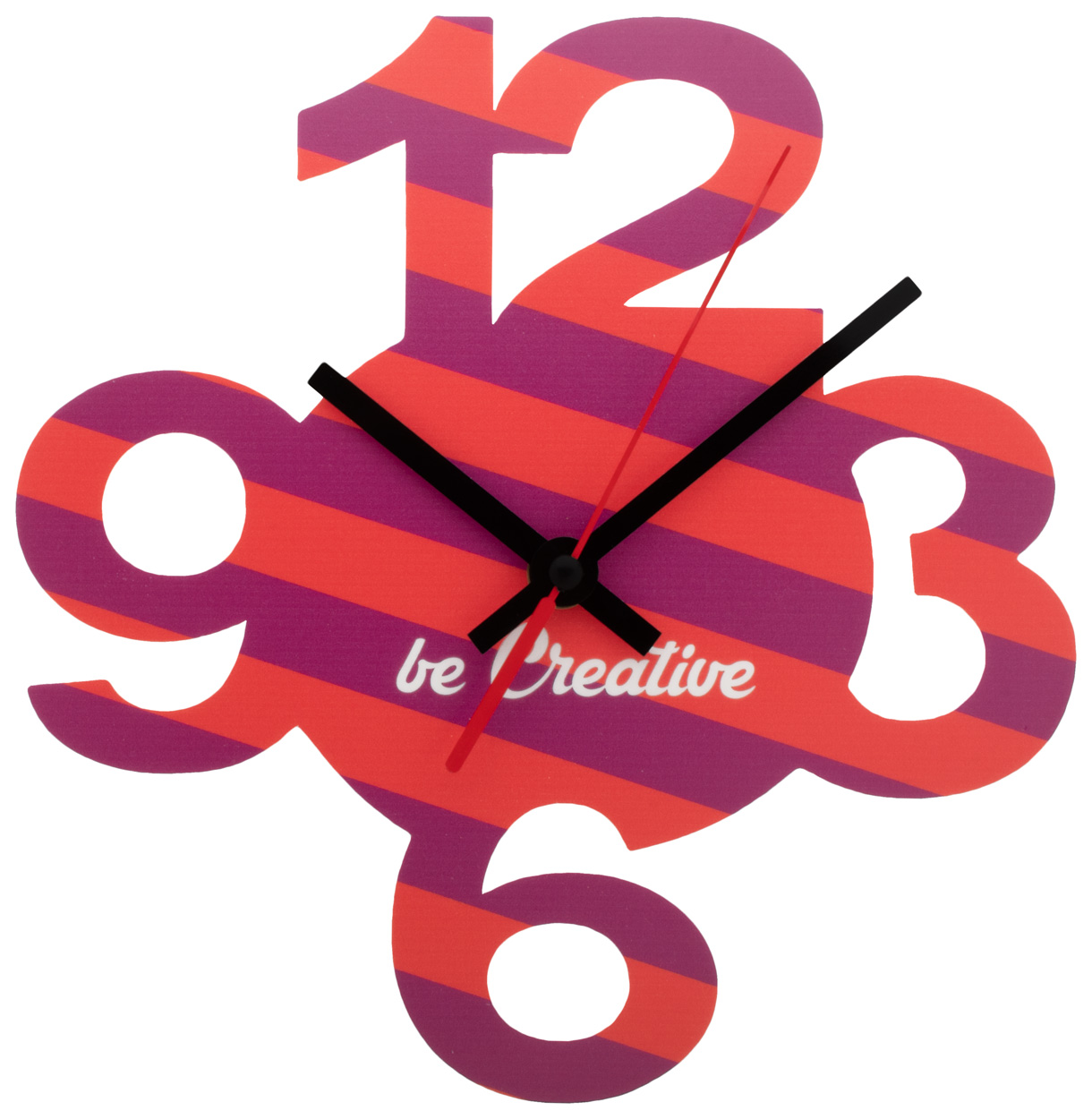 Orologio da parete | PVC | quadrante fustellato