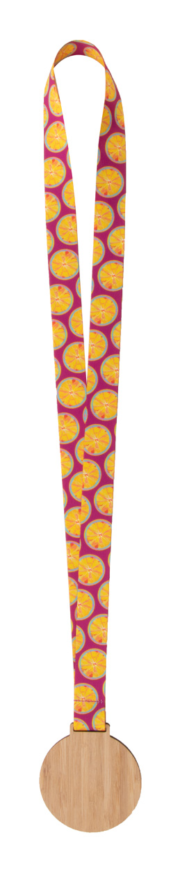 Medal | Bamboo & rPET | Sublimation printing | Festive occasion | Natural
