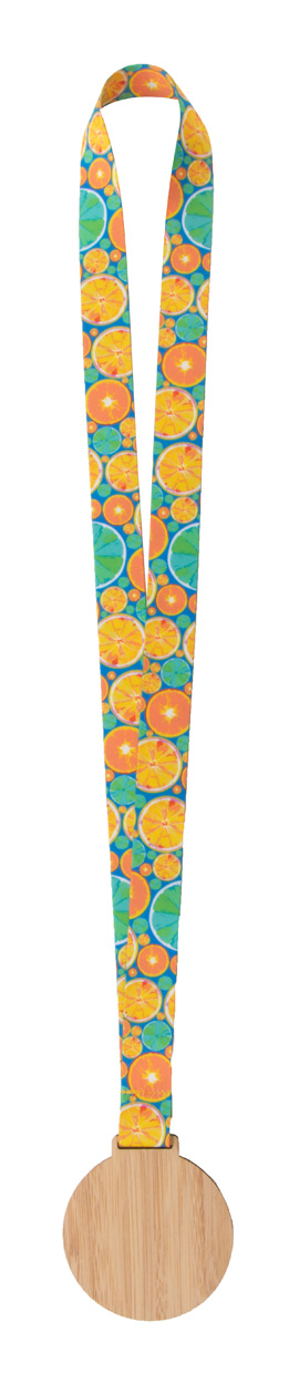 Medal | Bamboo & rPET | Sublimation printing | Festive occasion | Natural