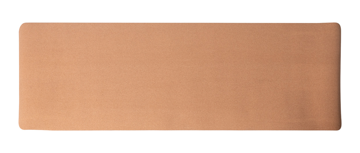 Yogamatte | Kork | 60×180 cm | Mit Kraftpapierhülle und Tragegurt | Natur