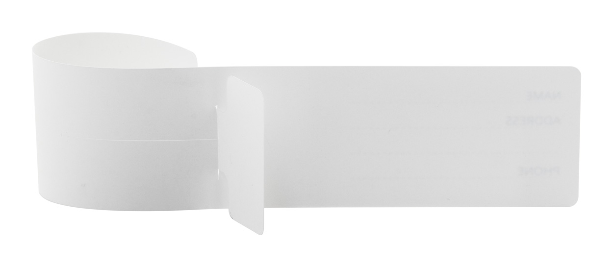 étiquette à bagage Luton | Blanc