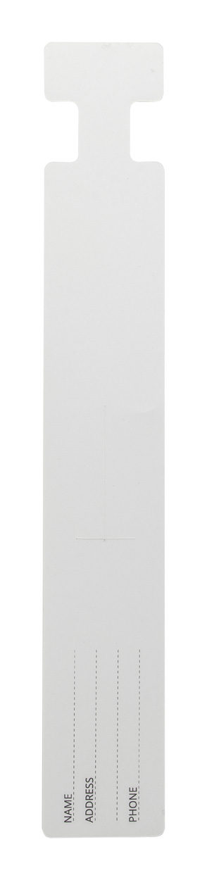 étiquette à bagage Luton | Blanc