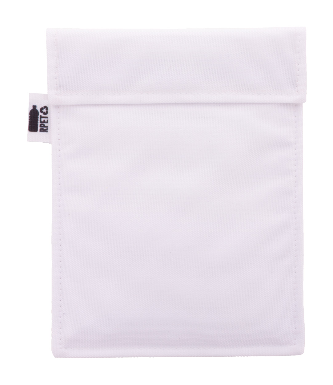 Sac à collation réutilisable | Polyester RPET 600D | 15x19 cm | Sur mesure | Blanc Sac à collation réutilisable | Polyester RPET 600D | 15x19 cm | Sur mesure | Blanc