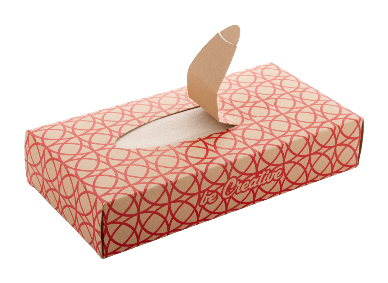 Papiertaschentücher | Recyceltes Kraftpapier | 215×110×42 mm | Nachhaltig | Hergestellt in Europa | Natur