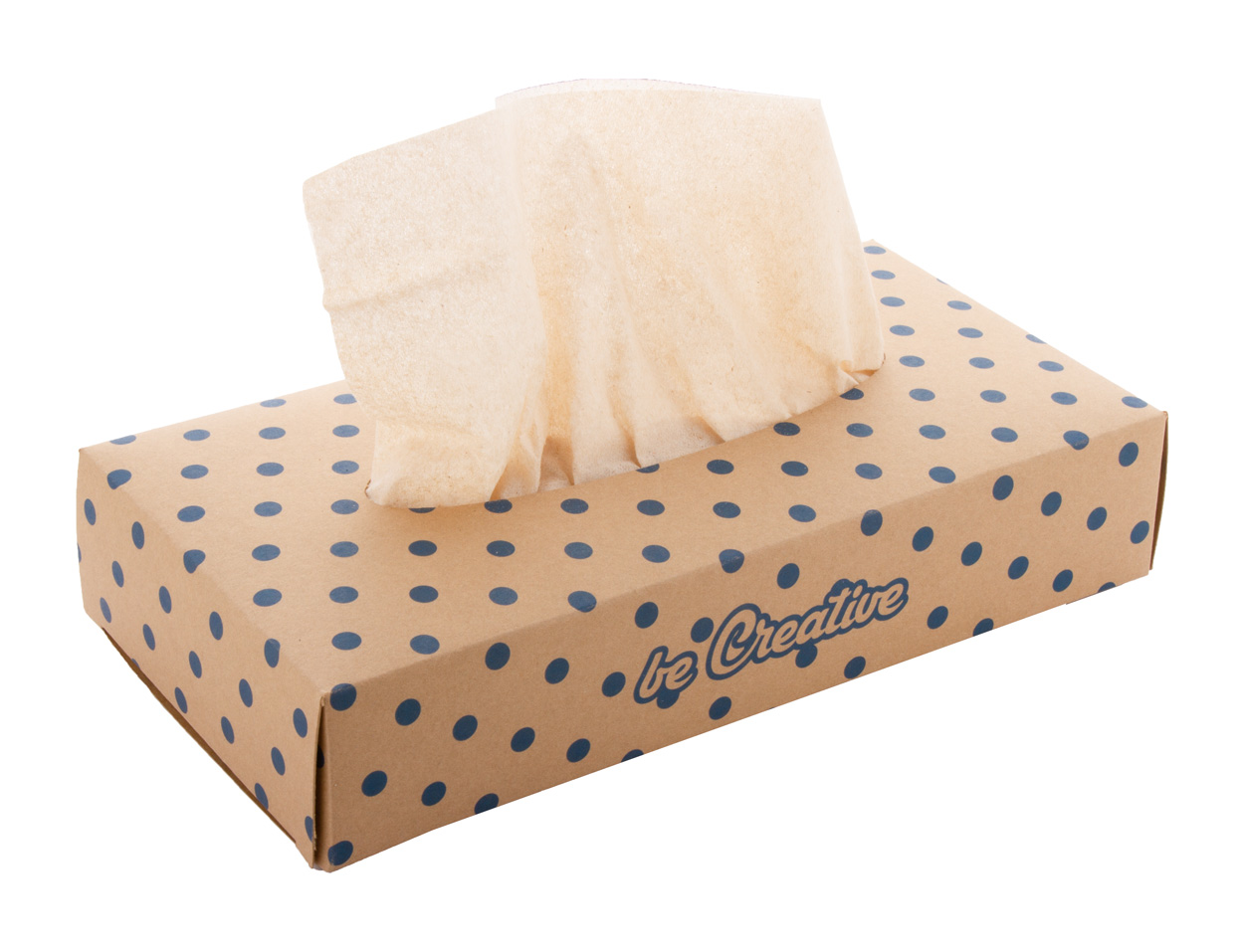 Papiertaschentücher | Recyceltes Kraftpapier | 215×110×42 mm | Nachhaltig | Hergestellt in Europa | Natur