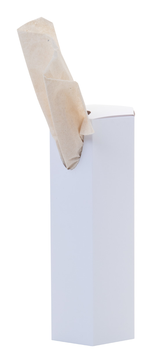 Boîte à mouchoirs | Papier recyclé | 90×213×90 mm  | Durable | Blanc