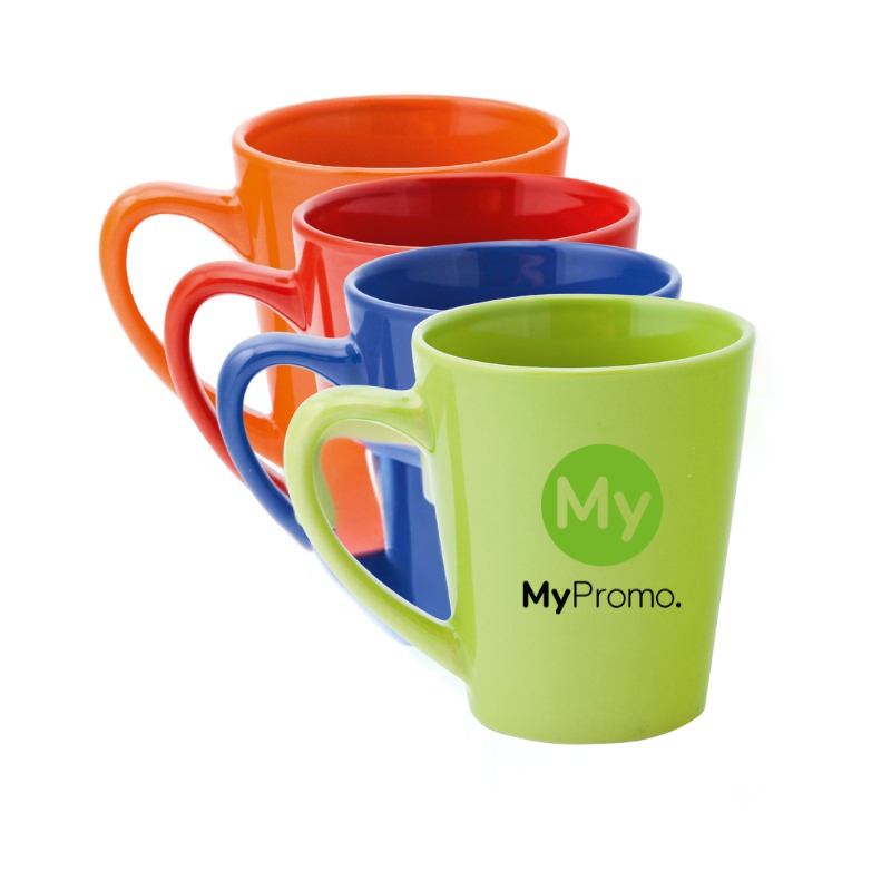 Mug Margot | 350 ml | Coloured ceramic mug | Orange