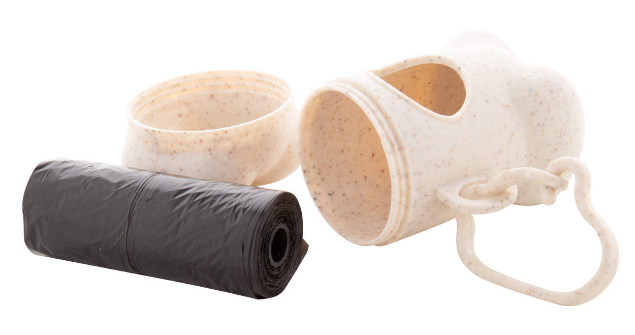 Hundekotbeutelspender | Weizenstroh | Inkl. 15 biologisch abbaubare Beutel | Beige Hundekotbeutelspender | Weizenstroh | Inkl. 15 biologisch abbaubare Beutel | Beige