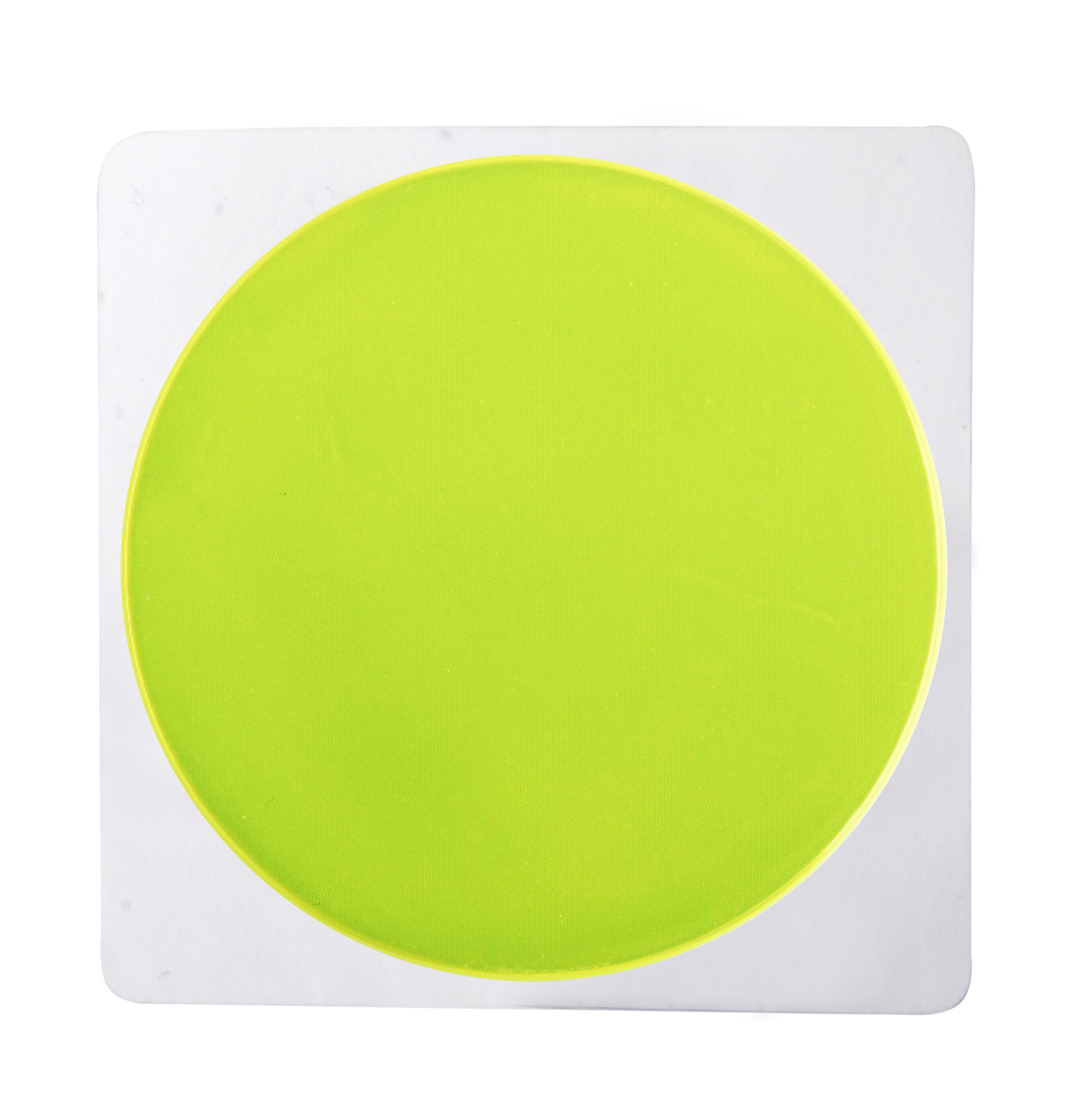 Reflecterende sticker | PVC | Ronde vorm | ø70 mm | Veiligheids geel