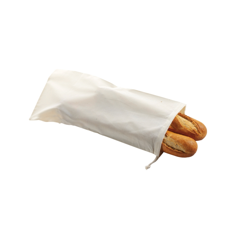 Broodzak | Katoen 105 g/m² | 20 x 58,5 cm | Gestikte afwerking