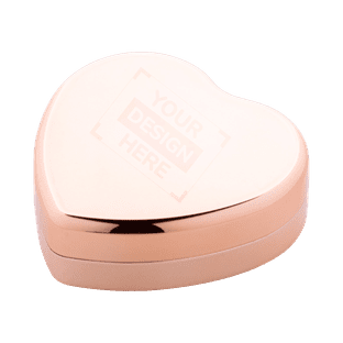 Heart shaped personalized lip balm with SPF