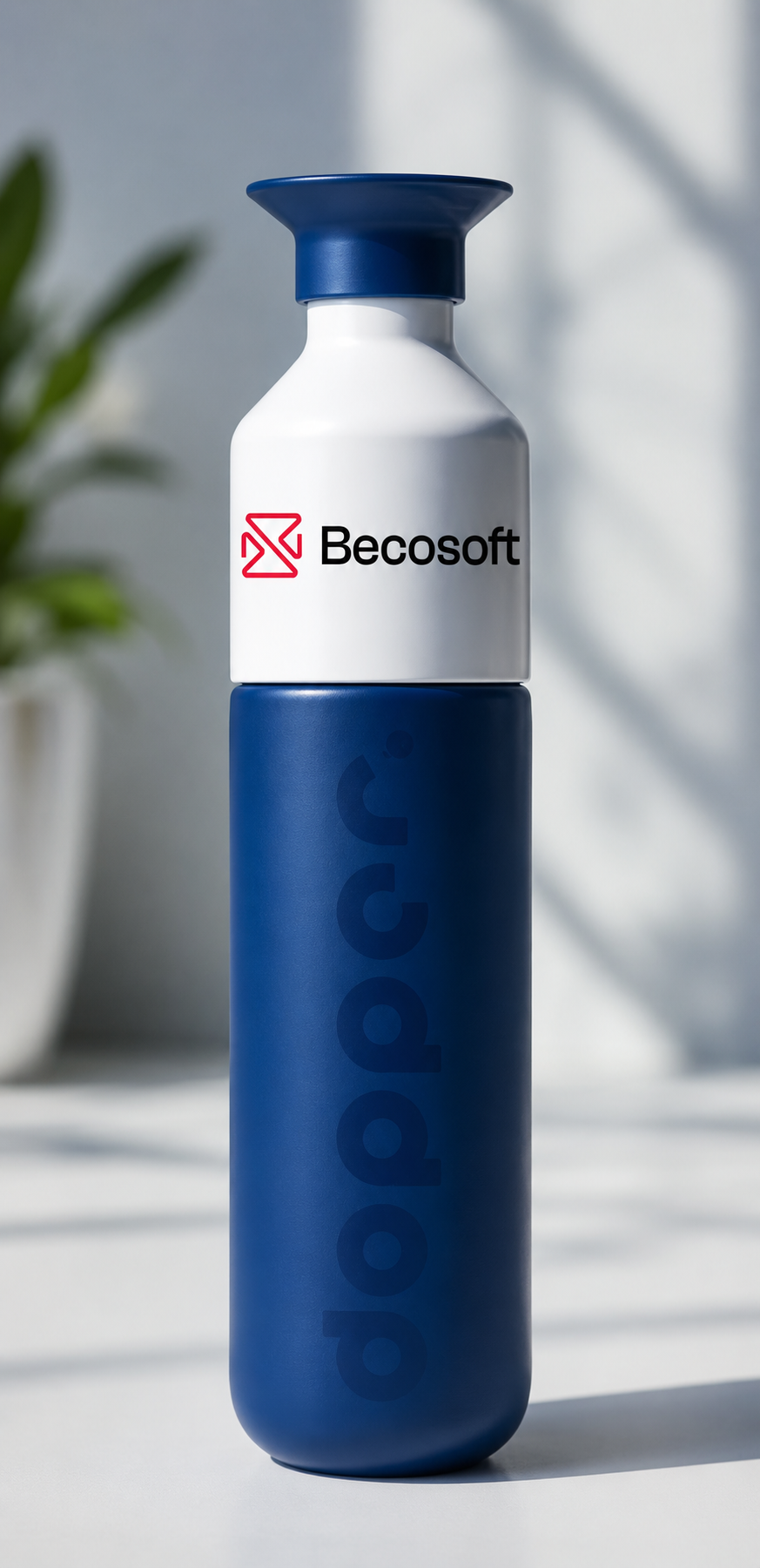 Bedrukte drinkflessen voor Becosoft