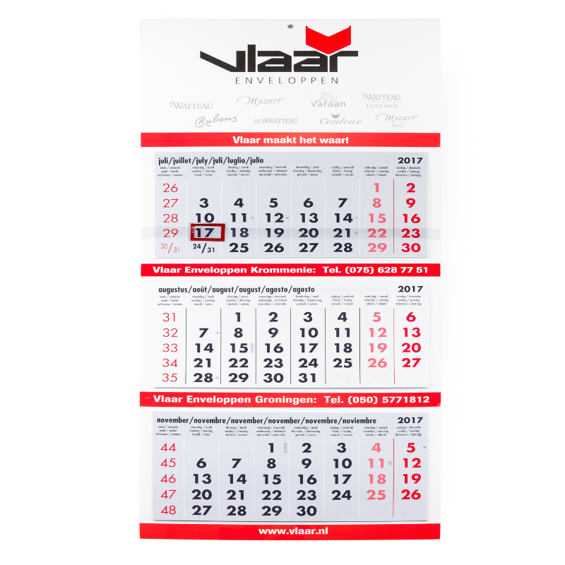 Calendrier mural | Papier | Vue sur 3 mois | 12 feuilles avec jours fériés | Grande zone d’impression Calendrier mural | Papier | Vue sur 3 mois | 12 feuilles avec jours fériés | Grande zone d’impression