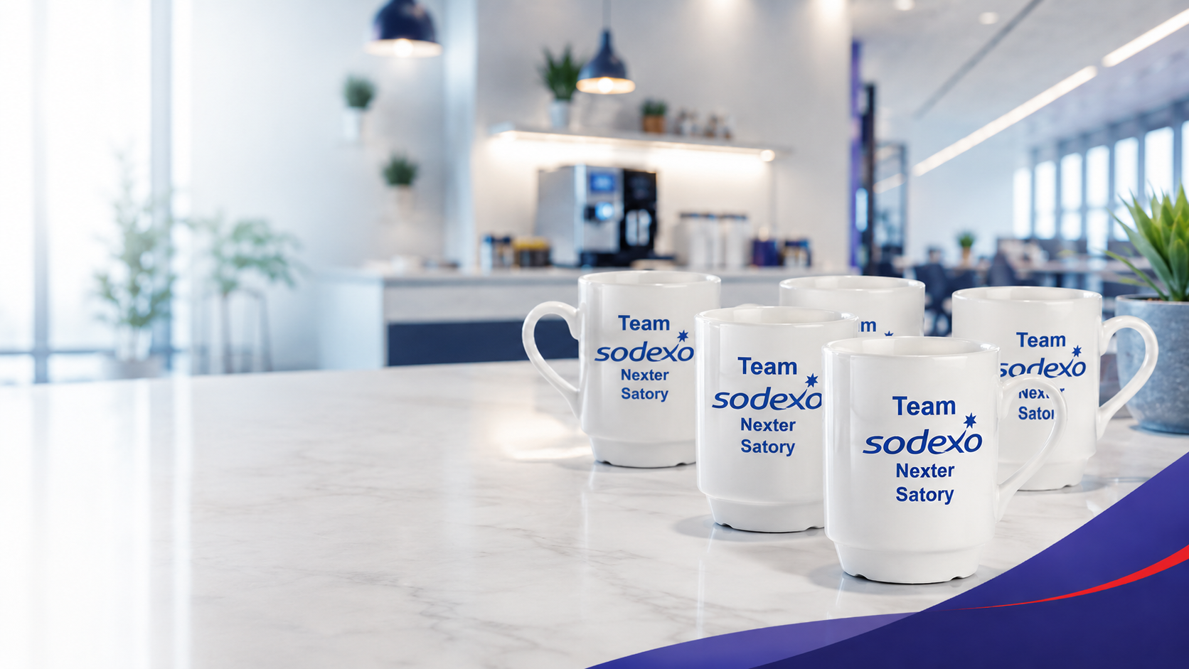Mugs personnalisés Sodexo Entreprises