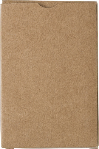 Speelkaarten | Kraftpapier 250g/m² | 54 kaarten | Gerecyclede kartonnen doos | Full colour | bruin