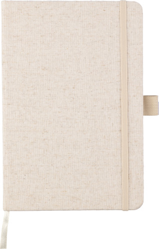 A5 Notebook | Hemp | 80 lined pages | Sustainable | khaki A5 Notebook | Hemp | 80 lined pages | Sustainable | khaki