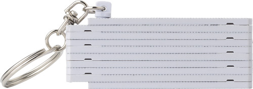 Righello pieghevole in plastica | bianco