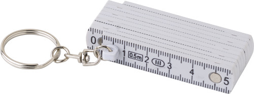 Righello pieghevole in plastica | bianco