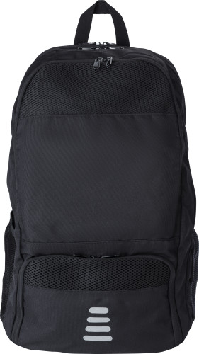 Multifunktionaler Rucksack | rPET | Verstellbare Träger | Wasserabweisend | Schwarz Multifunktionaler Rucksack | rPET | Verstellbare Träger | Wasserabweisend | Schwarz