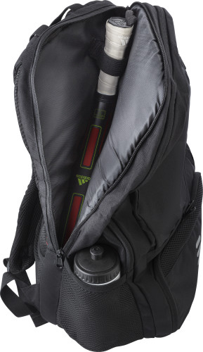 Multifunktionaler Rucksack | rPET | Verstellbare Träger | Wasserabweisend | Schwarz Multifunktionaler Rucksack | rPET | Verstellbare Träger | Wasserabweisend | Schwarz