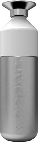 Dopper Steel water bottle | Stainless steel | 800 ml | Sustainable | silver;white