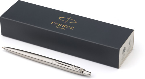 Stylo à bille Parker Jotter | Acier inoxydable | Encre bleue | Avec boîte cadeau | argenté Stylo à bille Parker Jotter | Acier inoxydable | Encre bleue | Avec boîte cadeau | argenté