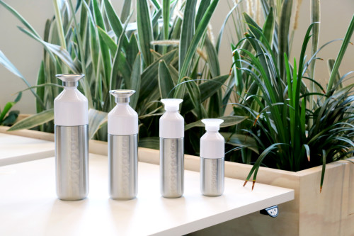 Dopper Steel water bottle | Stainless steel | 350 ml | Sustainable | silver;white