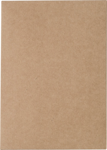 Carnet A5 avec couverture en liège. brun