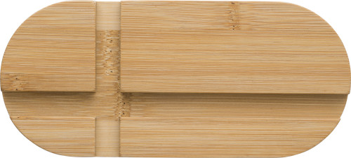 Halter für Tablet und Smartphone | Bambus | 17 x 7.5 x 1.2 cm | Braun Halter für Tablet und Smartphone | Bambus | 17 x 7.5 x 1.2 cm | Braun