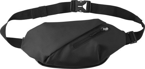 Cross shoulder bag | 600D Polyester | Adjustable strap | Water repellent | black