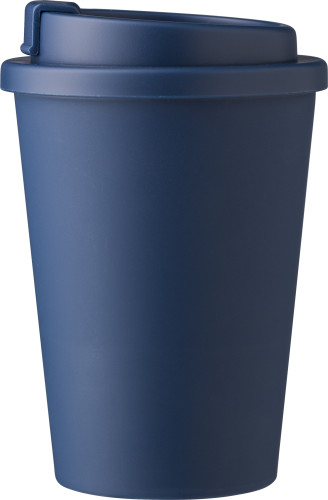 Travel mug | PP | 350ml | Lockable opening | Hot and cold liquids | beige Travel mug | PP | 350ml | Lockable opening | Hot and cold liquids | beige