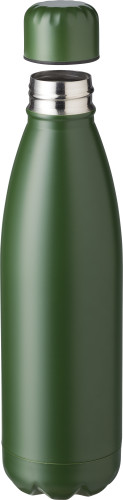 Doppelwandige Edelstahlflasche (750 ml) Makayla Standardoption Grau