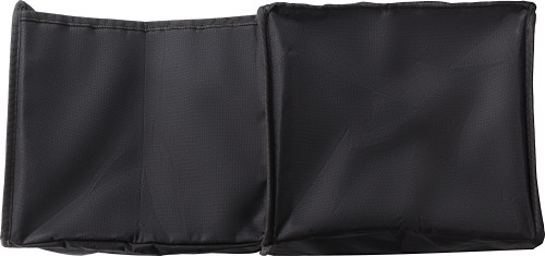 Auto-organizer | Polyester | Twee compartimenten | Gesloten koeltas | zwart