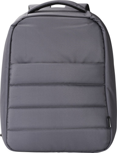 Anti-diefstal laptoprugzak | rPET | 32 x13x42cm | Verschillende vakken | zwart