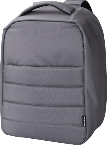 Anti-diefstal laptoprugzak | rPET | 32 x13x42cm | Verschillende vakken | zwart