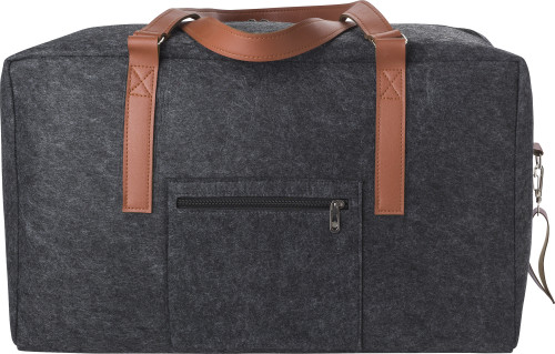 RPET-Filz-Reisetasche Natalie Standardoption Grau
