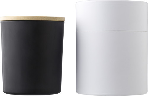 Bougie en verre | Couvercle en bambou & cire végétale | Durée de combustion 20h | 4 senteurs différentes | vert Bougie en verre | Couvercle en bambou & cire végétale | Durée de combustion 20h | 4 senteurs différentes | vert