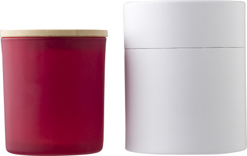 Bougie en verre | Couvercle en bambou & cire végétale | Durée de combustion 33h | 4 senteurs différentes | noir Bougie en verre | Couvercle en bambou & cire végétale | Durée de combustion 33h | 4 senteurs différentes | noir