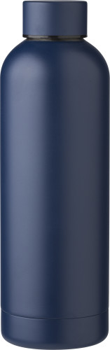 Thermos bottle | Recycled stainless steel | 500ml | Matt finish | black