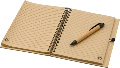 Bamboe notitieboek bamboe