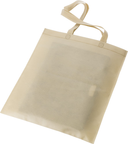 Tote bag | Non-tissé 80 gr/m2 & PP | 37x40.5x0.2cm | Pas cher | brun