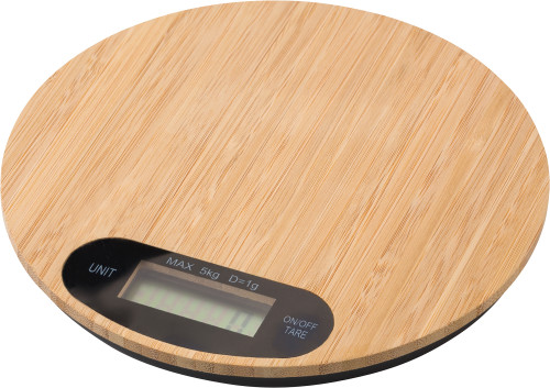 Kitchen scale | Bamboo | 5kg max | brown Kitchen scale | Bamboo | 5kg max | brown