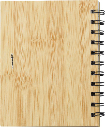 Carnet avec fermeture élastique brun