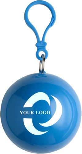 Poncho | Plastik | Schlüsselanhänger | Kompakt | Schwarz