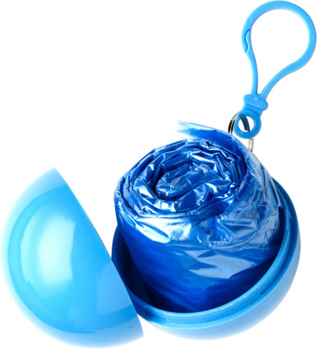 Poncho | Plastik | Schlüsselanhänger | Kompakt | Schwarz