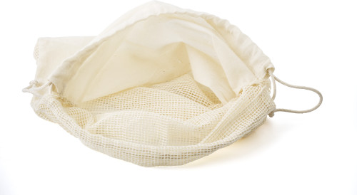 Lebensmitteltasche | 100% Bio-Baumwolle & Mesh | 32,5x26cm | Kordelzugverschluss | Khaki Lebensmitteltasche | 100% Bio-Baumwolle & Mesh | 32,5x26cm | Kordelzugverschluss | Khaki