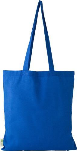 Tote bag | Coton recyclé 120g/m² | 70x38x42cm | Écologique | bleu