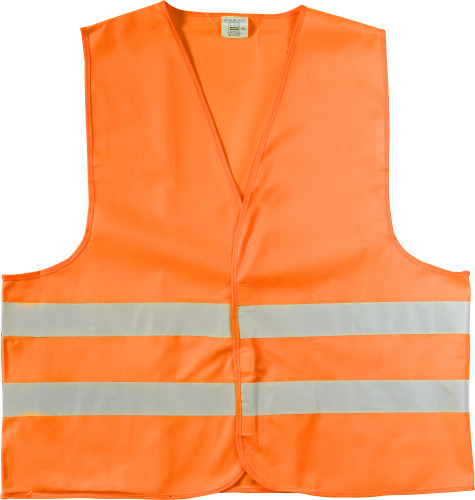 Safety vest | Polyester 150D | From M to XXL | EN ISO 20471 certified | orange XL