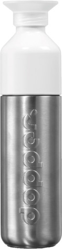 Dopper Solid Steel 490 ml zilver & wit