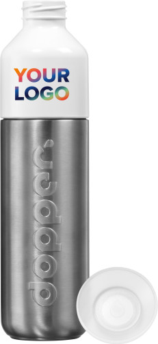 Dopper Solid Steel 490 ml zilver & wit